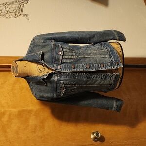 J Crew Womens Blue Classic Denim Trucker Jacket Coastalcowgirl Size s